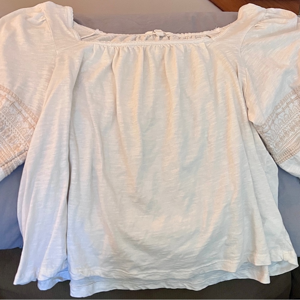 Lucky Brand Cream Blouse